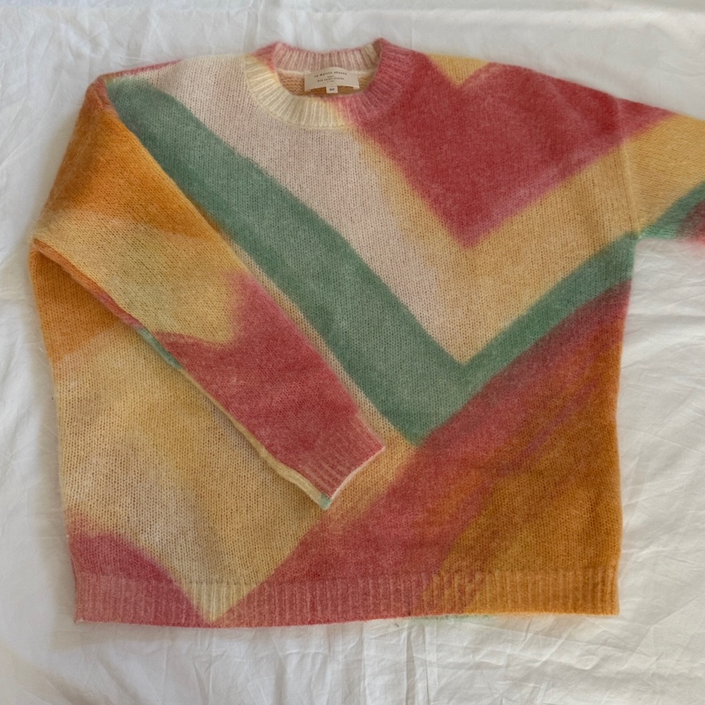 Sézane Sira Colorblock Sweater, Sz XS